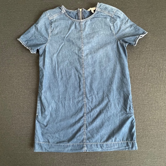 Calvin Klein Jeans Dresses & Skirts - Calvin Klein Jeans Short Sleeve Chambray Zip Mini Dress Size Large